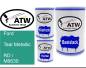 Preview: Ford, Teal Metallic, RD / M6630: 500ml Lackdose + 500ml Klarlack + 250ml Härter - Set, von ATW Autoteile West.